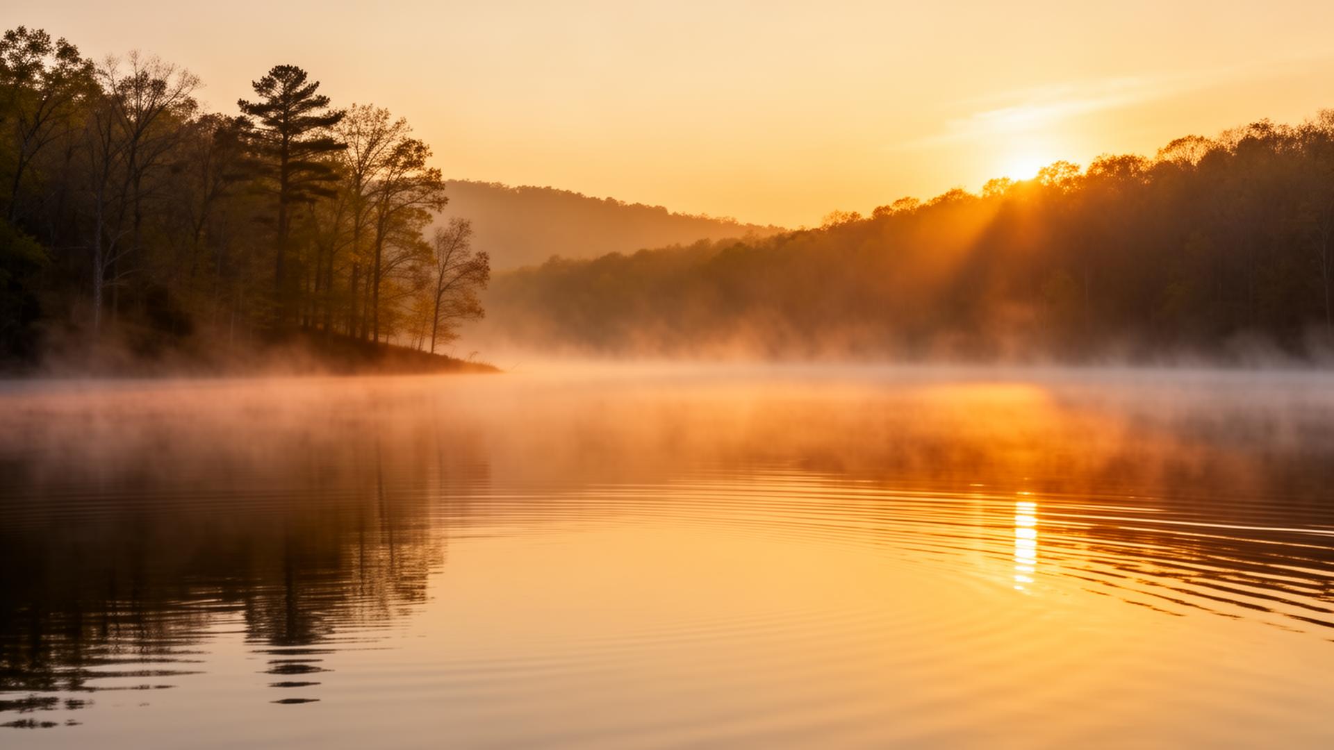 Misty morning on Lake Cumberland